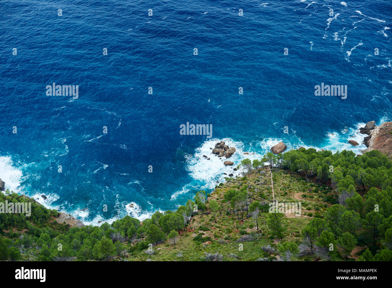 Aussicht auf das Mittelmeer Stock Photo
