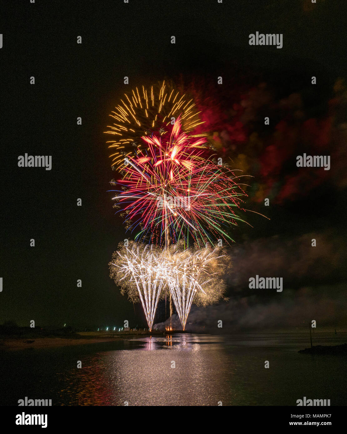 Irvine Illumination Fireworks 2017 Stock Photo Alamy