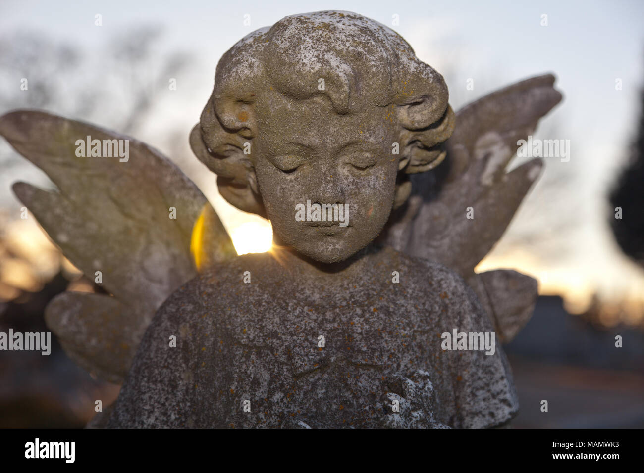 Cemetery Angel Stock Photo