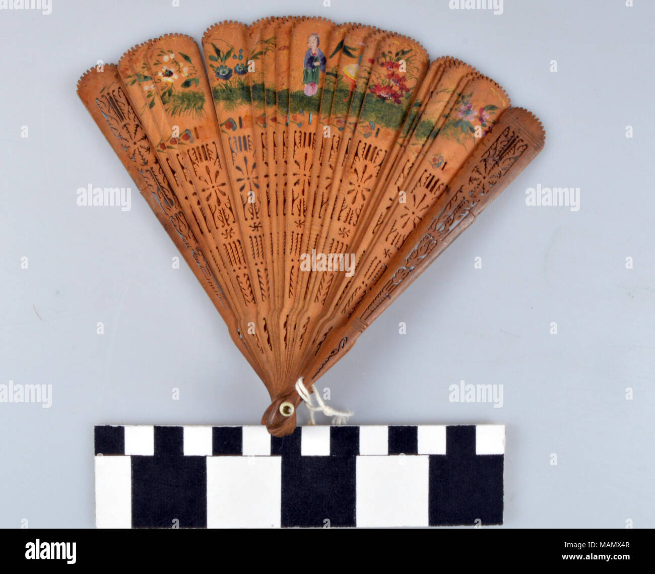 wooden folding fan