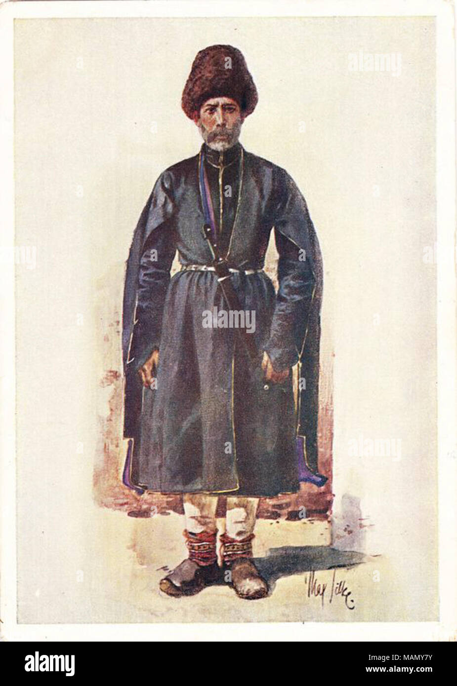 Karakapak Max Tike  . 1915.   Max Karl Tilke - Stock Photo