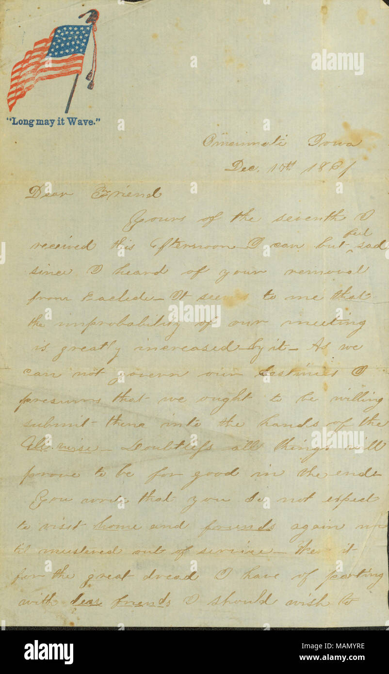 Discusses visits and family news. Title: Letter from Josephine ...