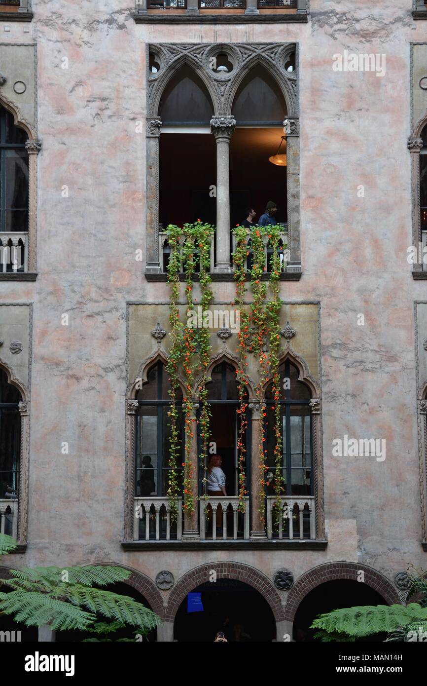 Spring at the Gardner Museum in Boston, MA featuring the Hanging