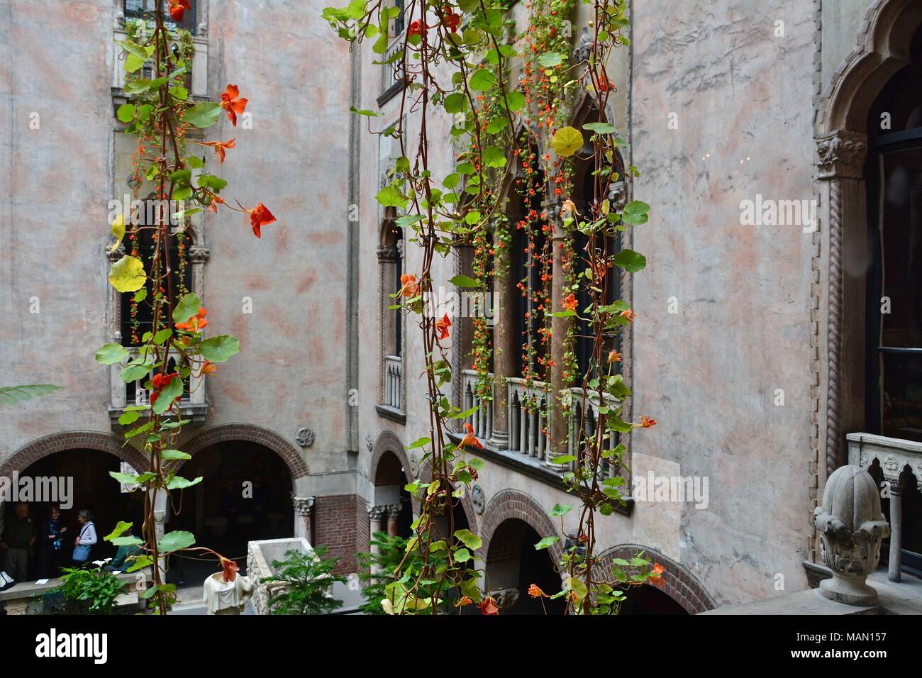 Spring at the Gardner Museum in Boston, MA featuring the Hanging