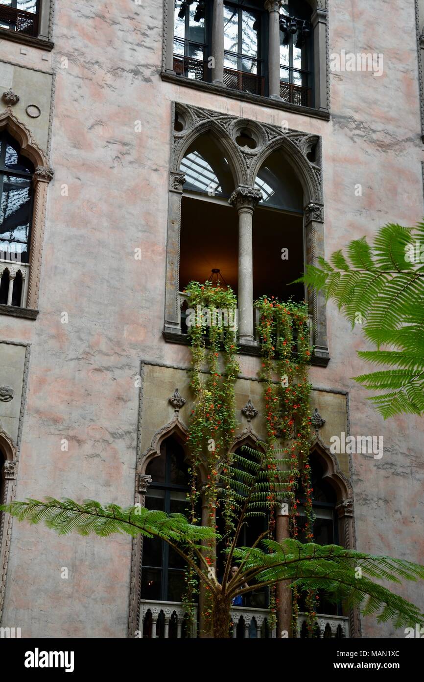 The Hanging Nasturtiums in the atrium of the Isabella Stewart Gardner