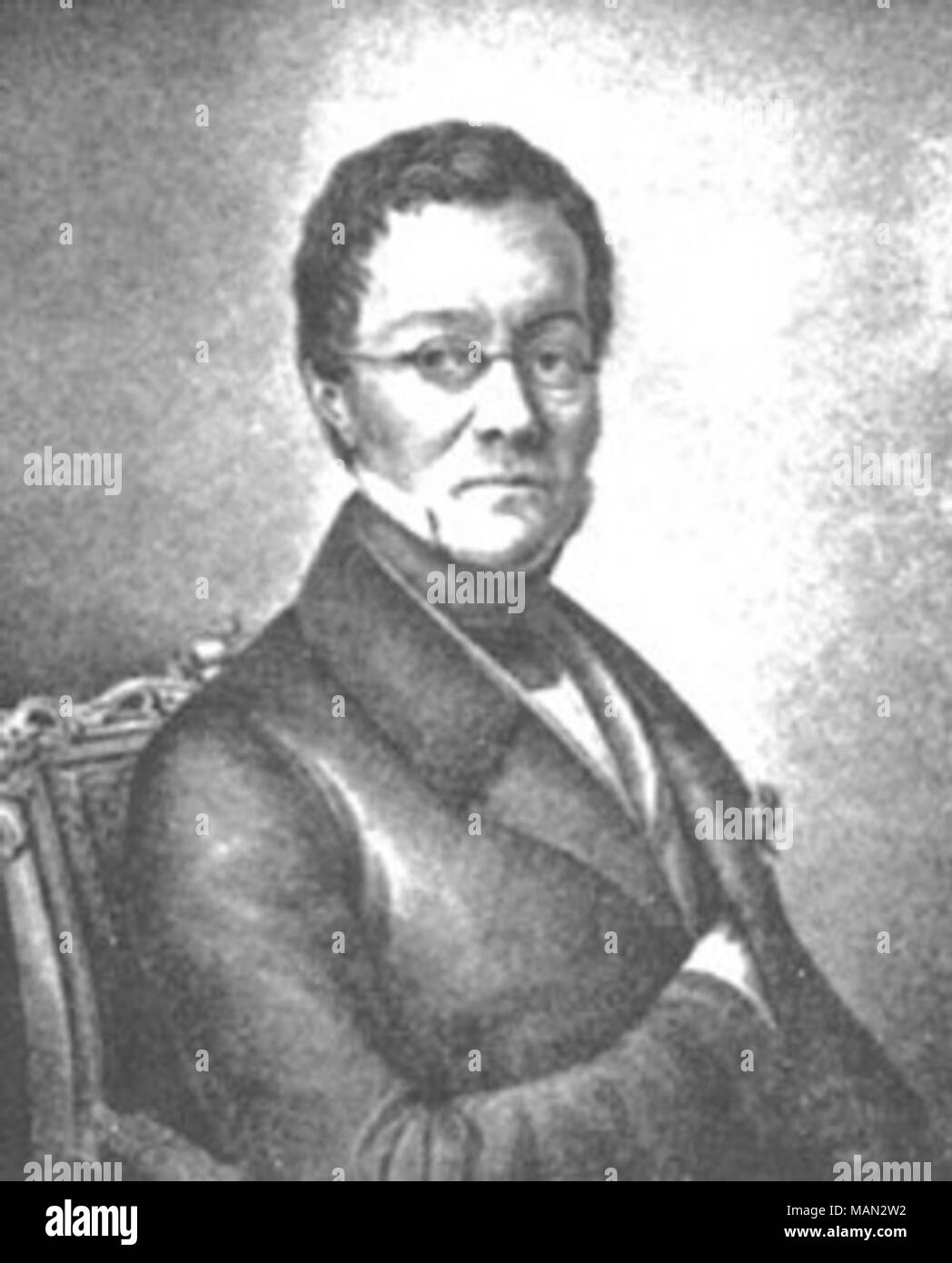 . Sujet-?: Joseph de Salm-Reifferscheid-Dyck (1773-1861)  . before 1861. Stock Photo
