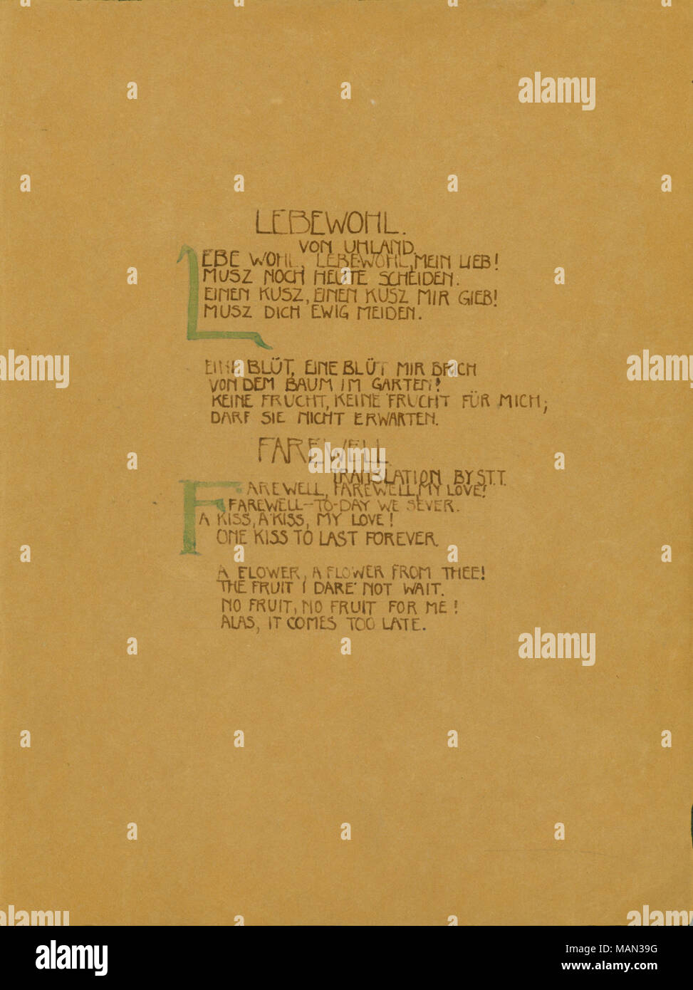 Ludwig Uhland 1787 1862 Stock Photos Ludwig Uhland 1787 - 