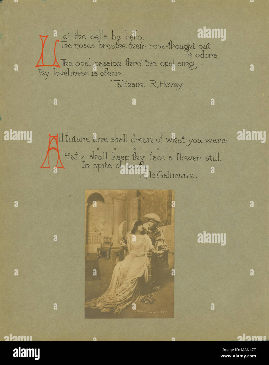 Romeo Juliet Title Page Hi Res Stock Photography And Images Alamy