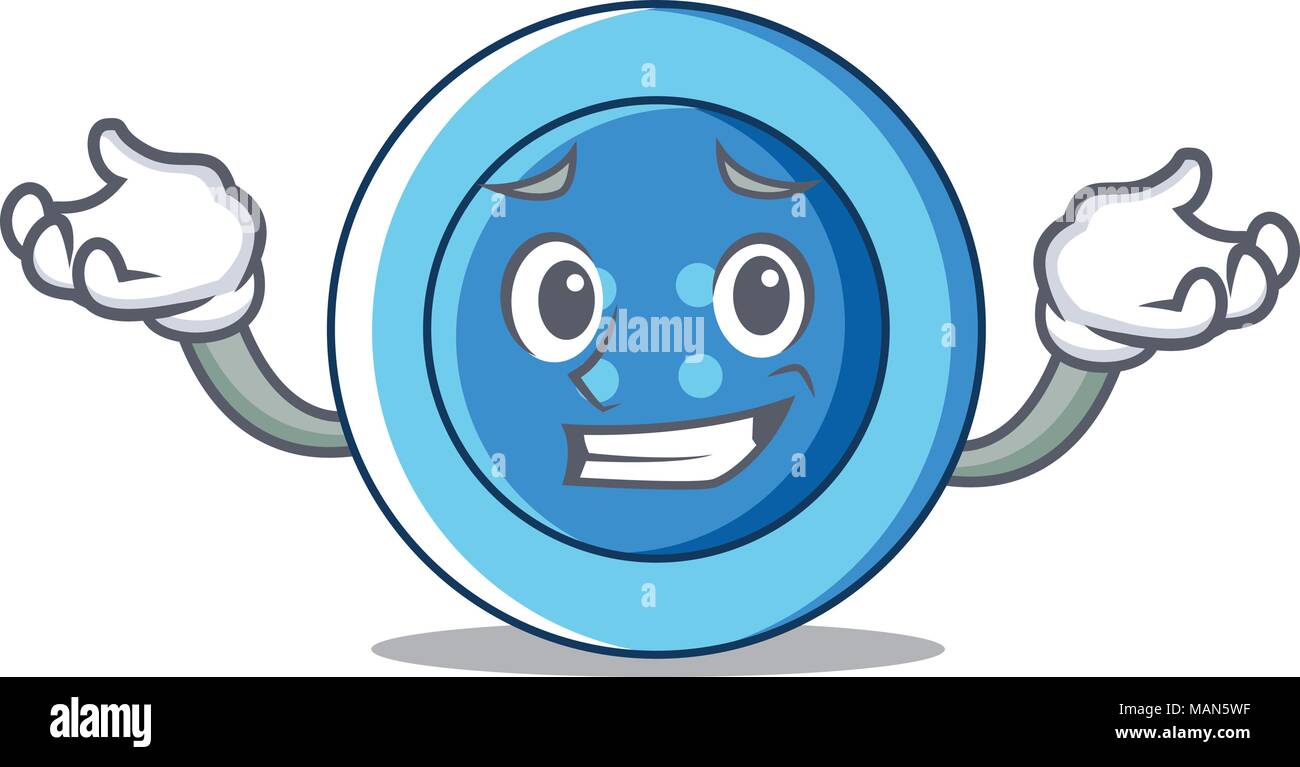 Grinning clothing button character cartoon Stock Vector Image & Art - Alamy