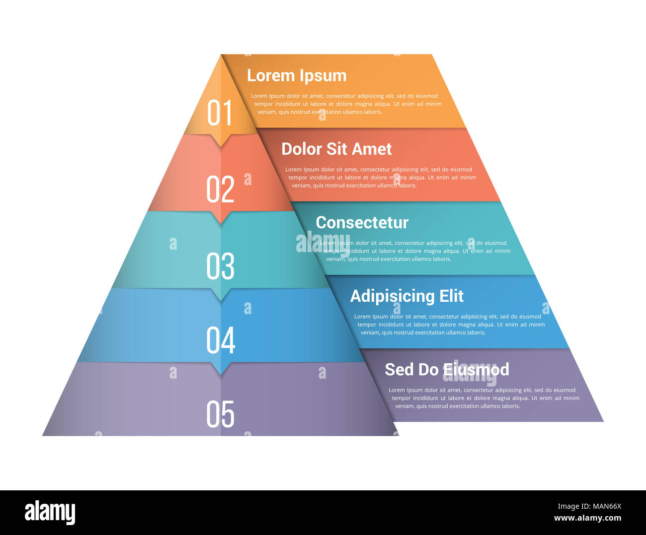 pyramid-infographic-template-with-five-elements-vector-eps10
