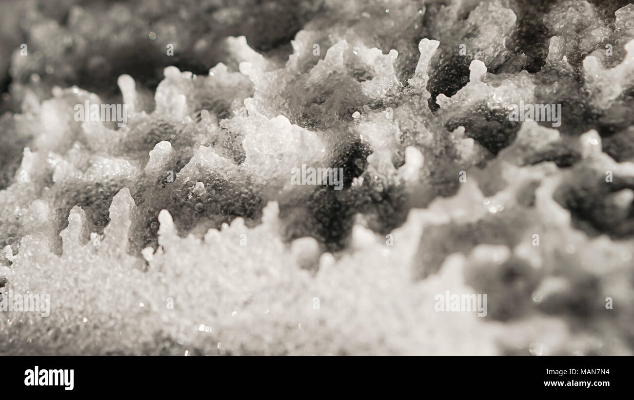 Vintage science research image concept. Baking soda, vinegar chemical