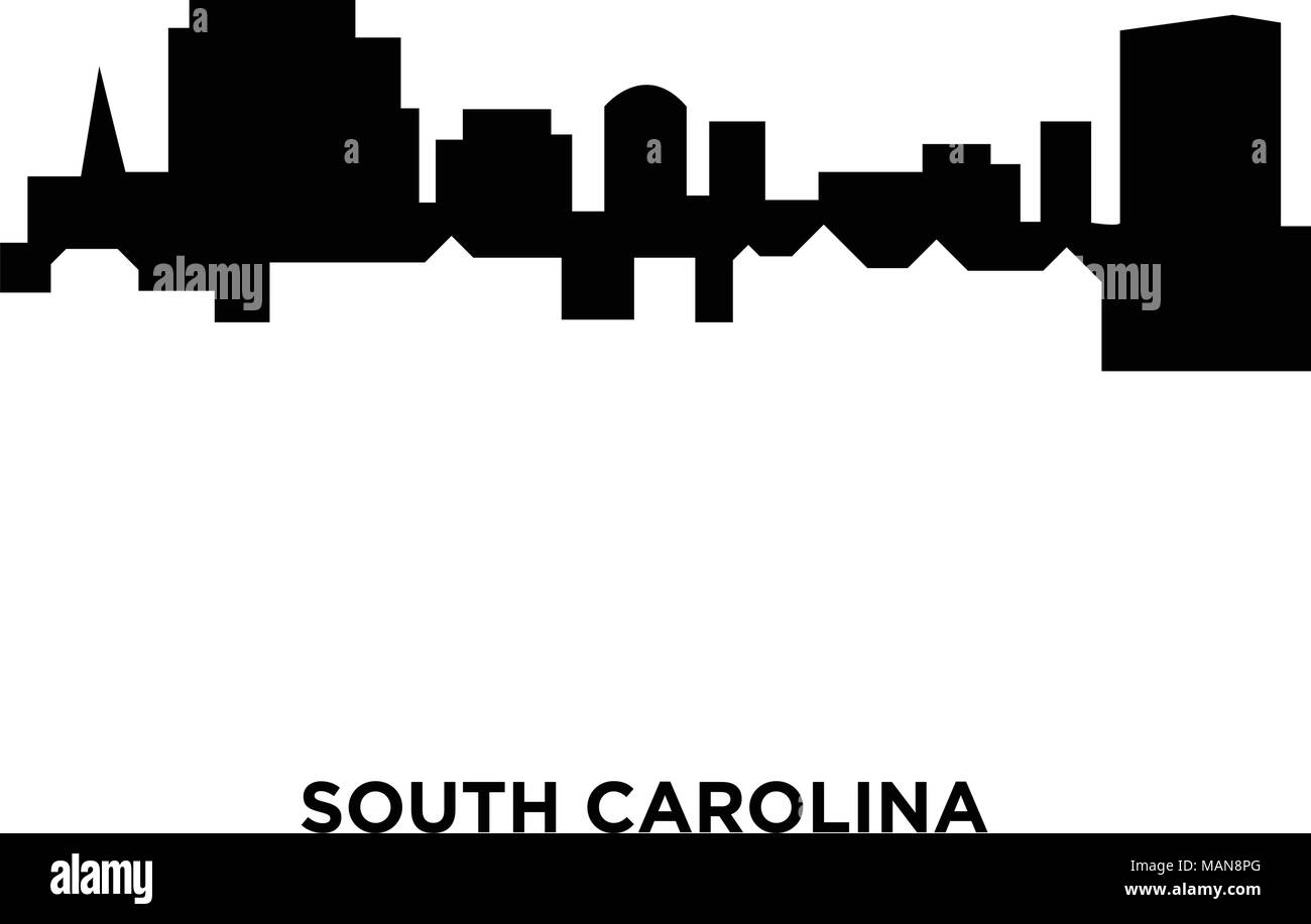South Carolina State Map Black and White Stock Photos & Images - Alamy