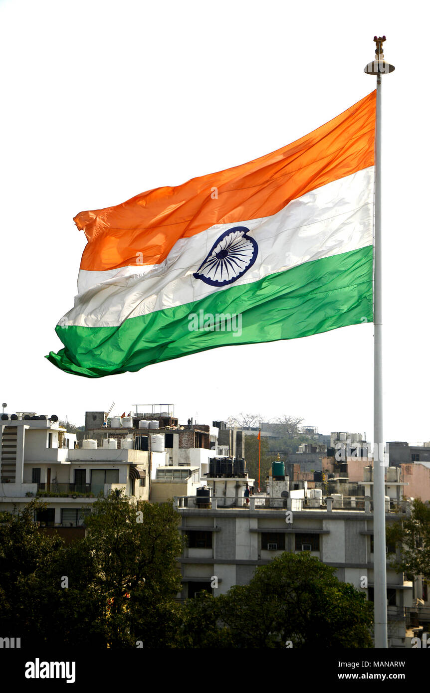 National flag of India  National flag of India Stock Photo