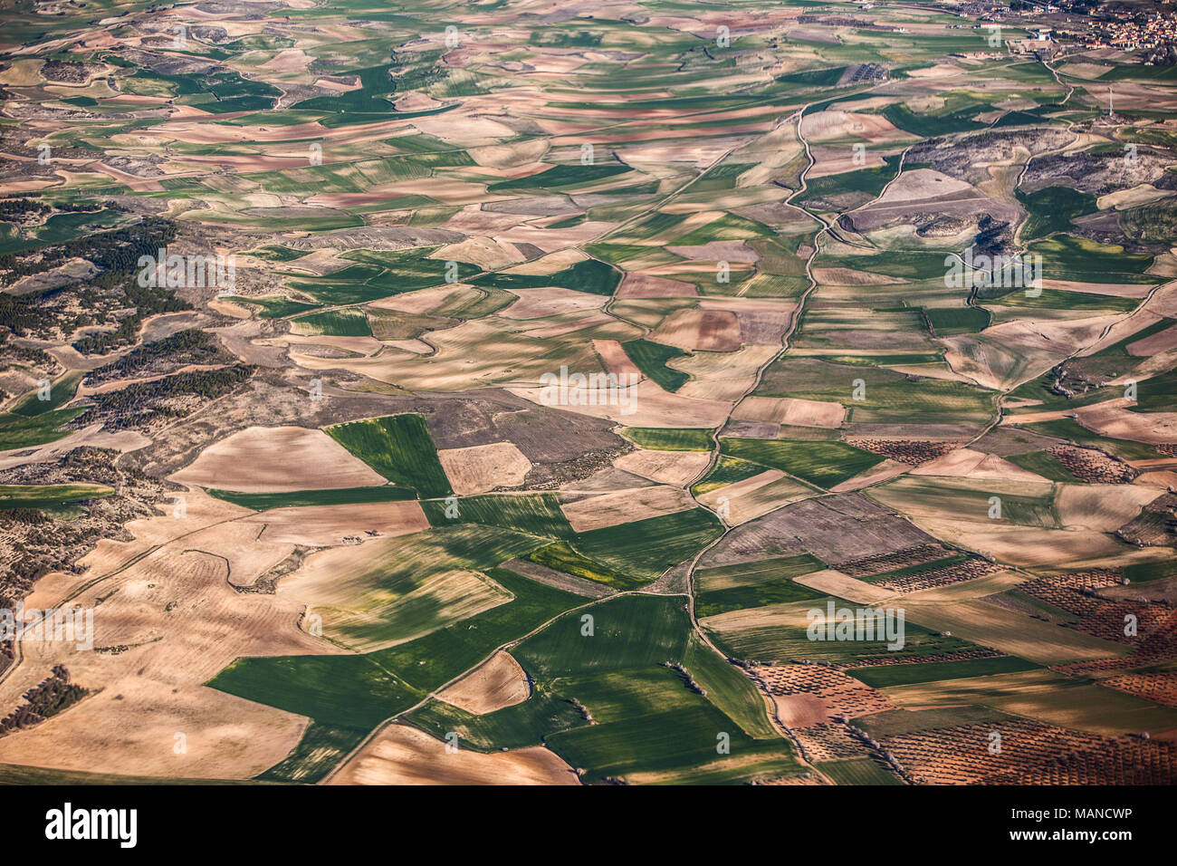 Aerial farmland patterns hi-res stock photography and images - Alamy