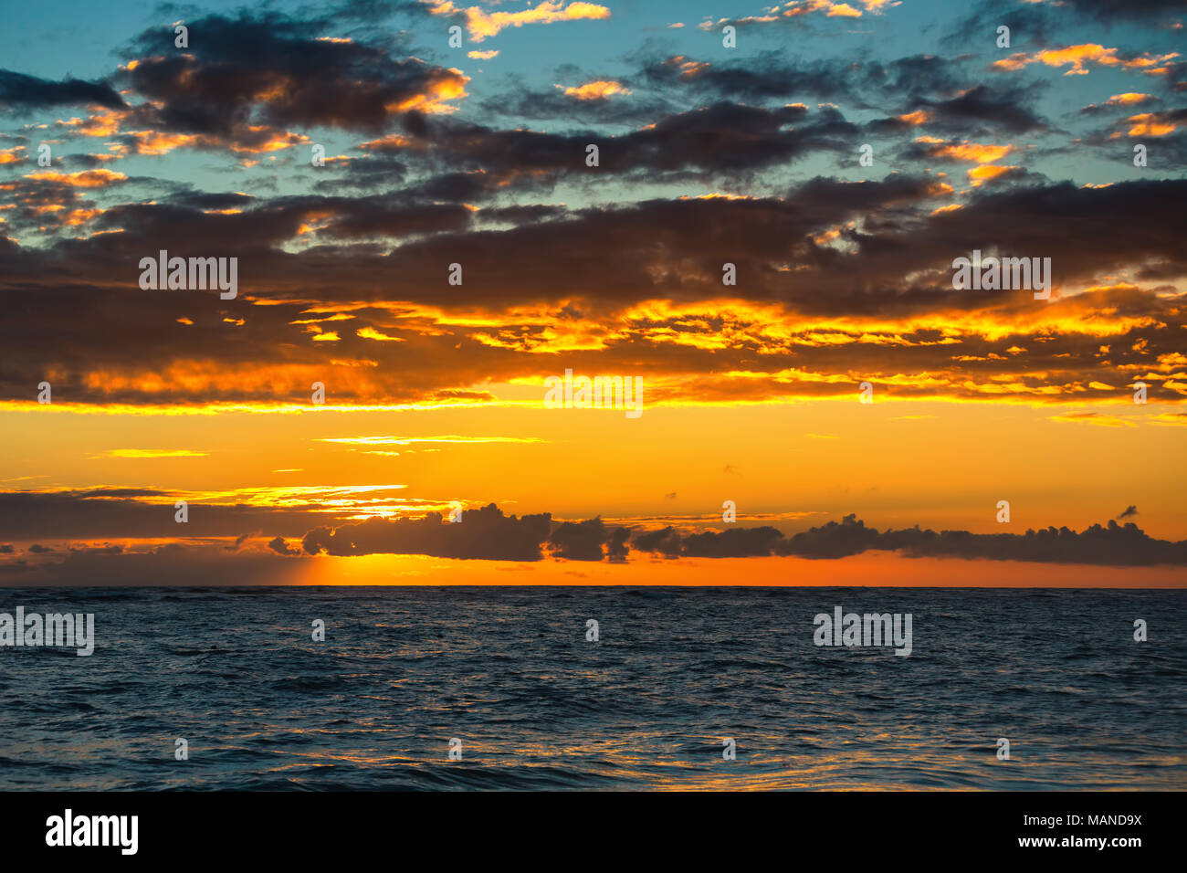 Beautiful sky over caribbean sea hi-res stock photography and images ...