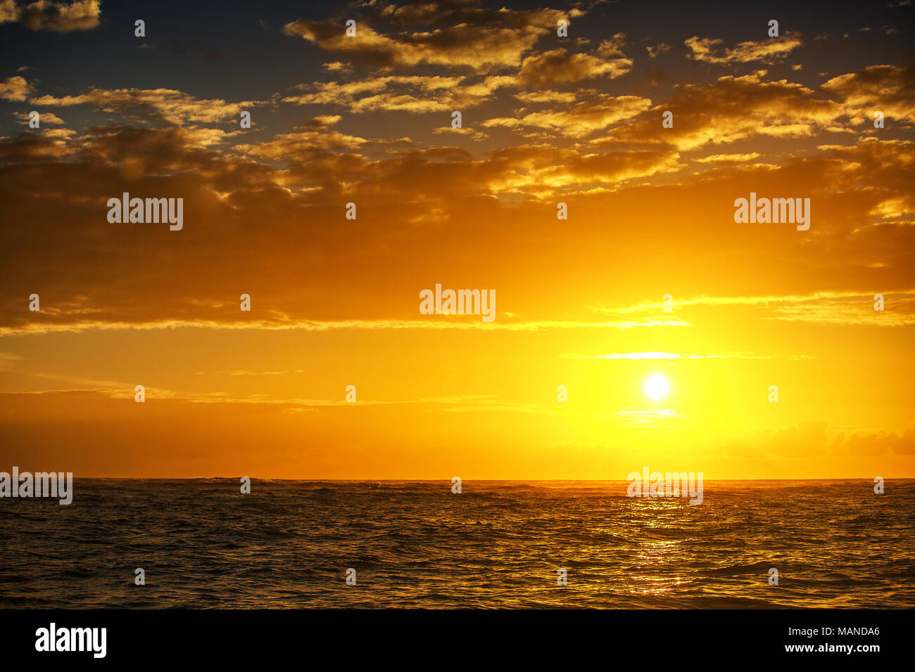 Beautiful sky over caribbean sea hi-res stock photography and images ...