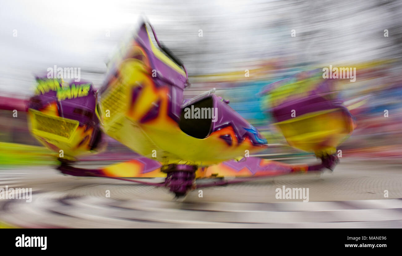 Pink Merry Go Round Merry go round movement blur hi-res stock photography and images - Alamy