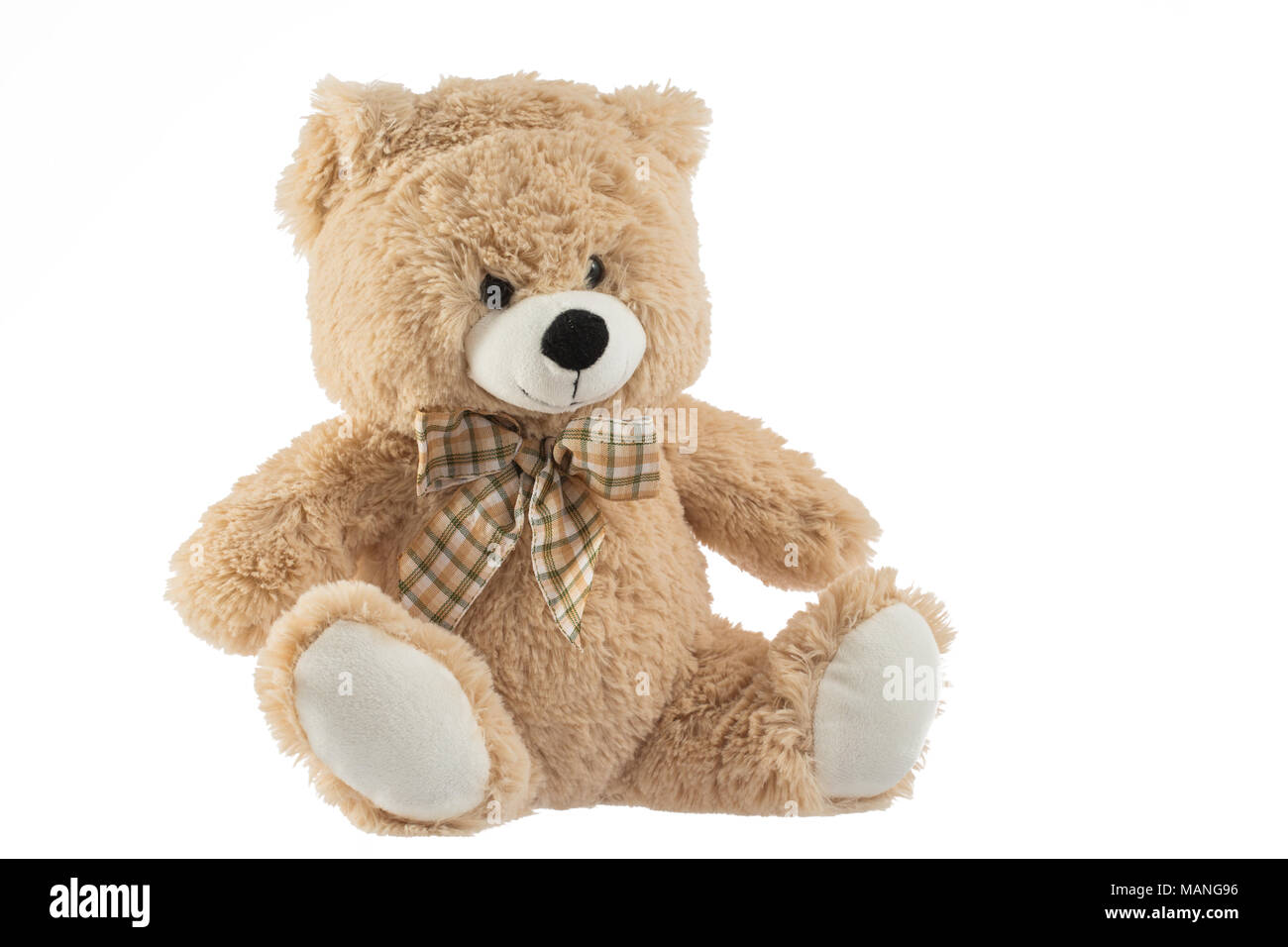 Toy teddy bear isolated on white background Stock Photo - Alamy