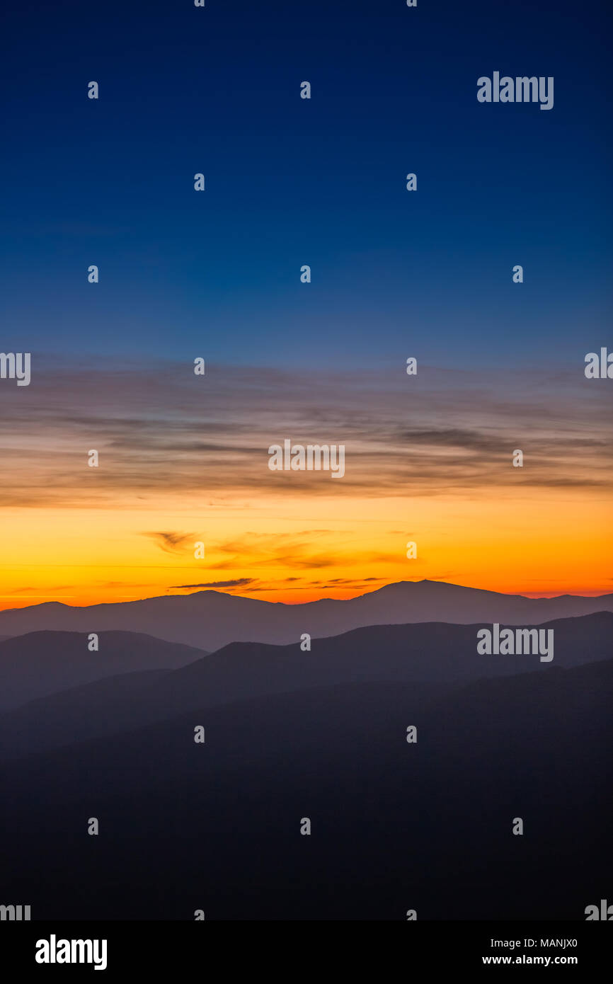 Colorful sunset sky over mountain hi-res stock photography and images ...