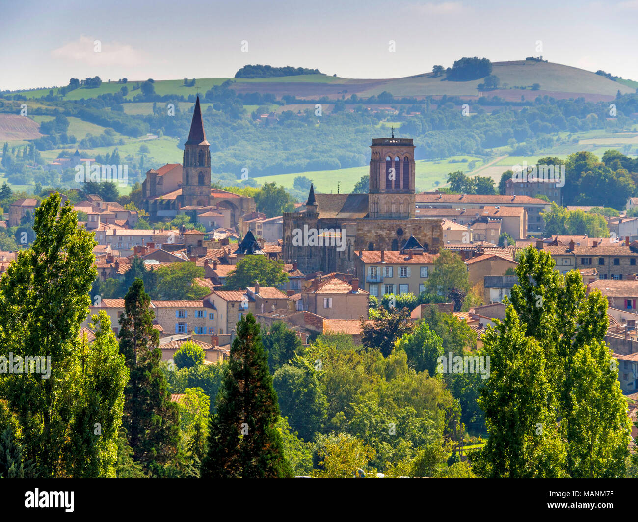 Village of Billom, Puy de Dôme, Auvergne, France Stock Photo - Alamy