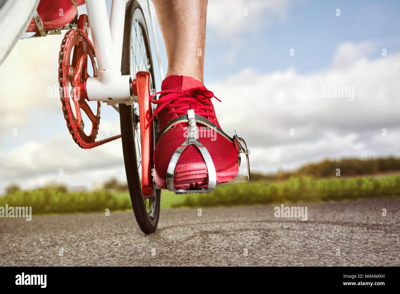Foot On Bike Pedal Stock Photos - 3,228 Images