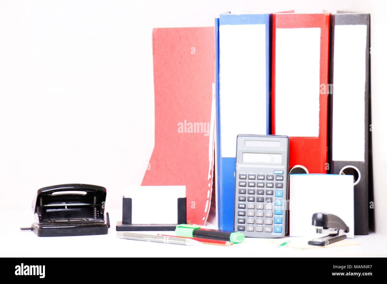 Office Equipment and paraphernalia Stock Photo