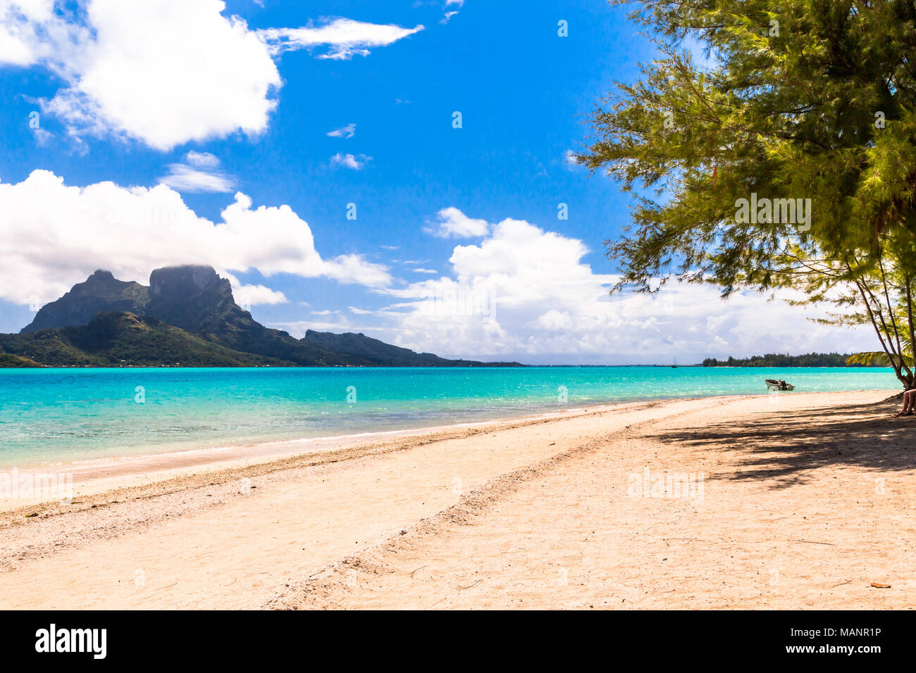 Bora Bora Island, French Polynesia. Stock Photo