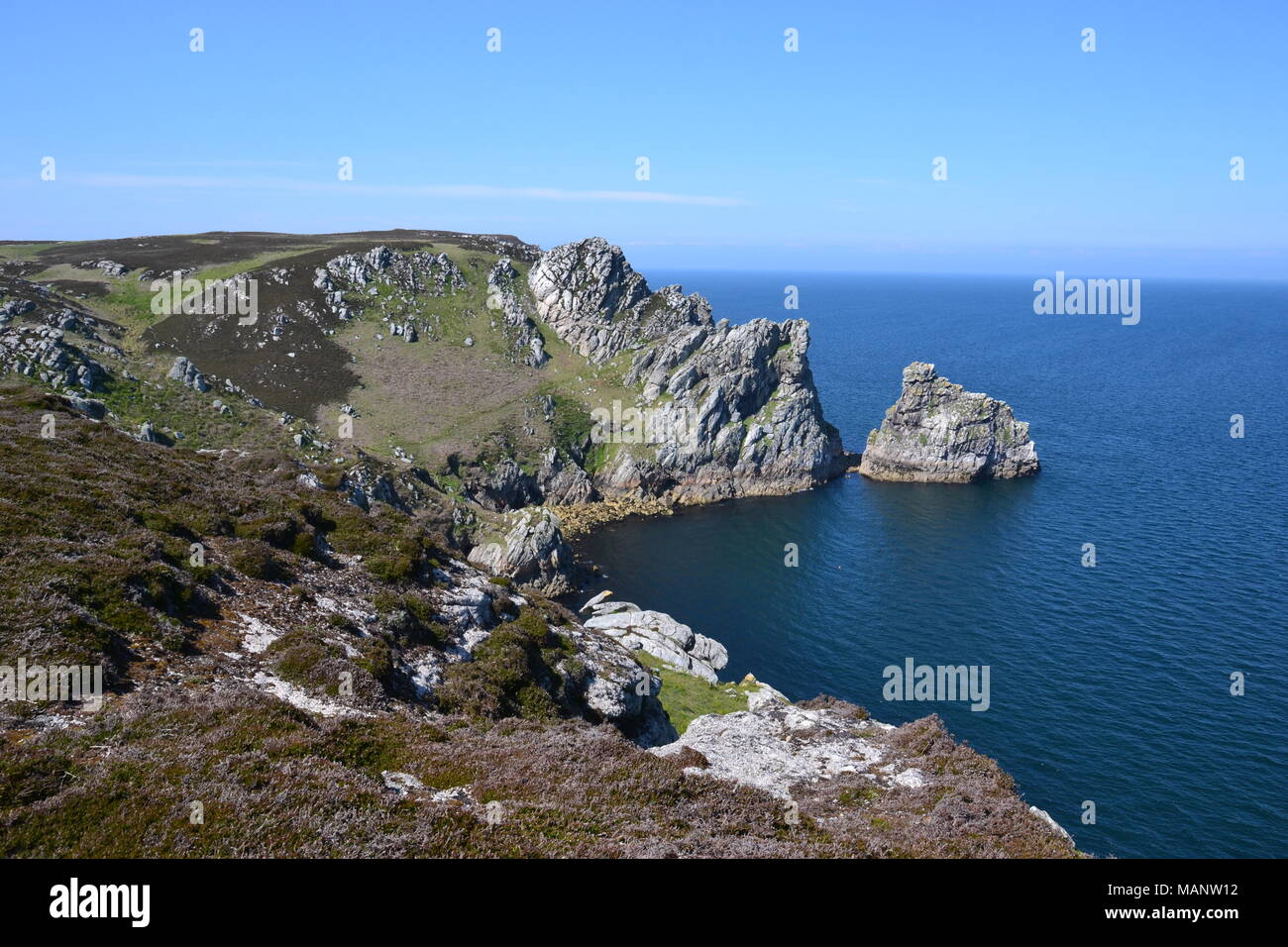 East Coast, Lundy Island, Devon, Uk Stock Photo - Alamy