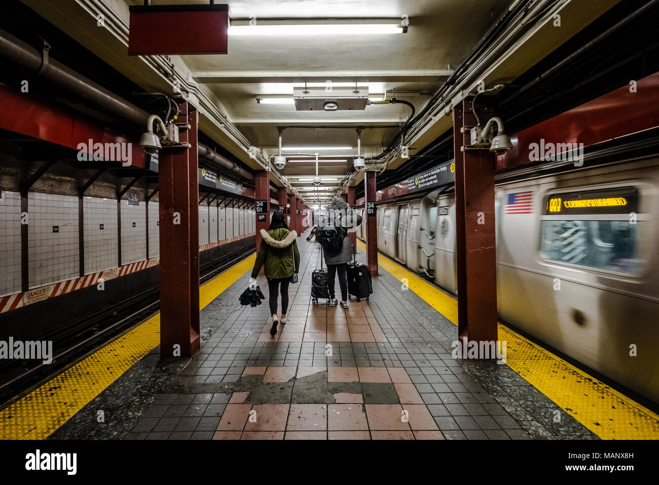 Platform on the NYC Subway is one of the oldest and most extensive