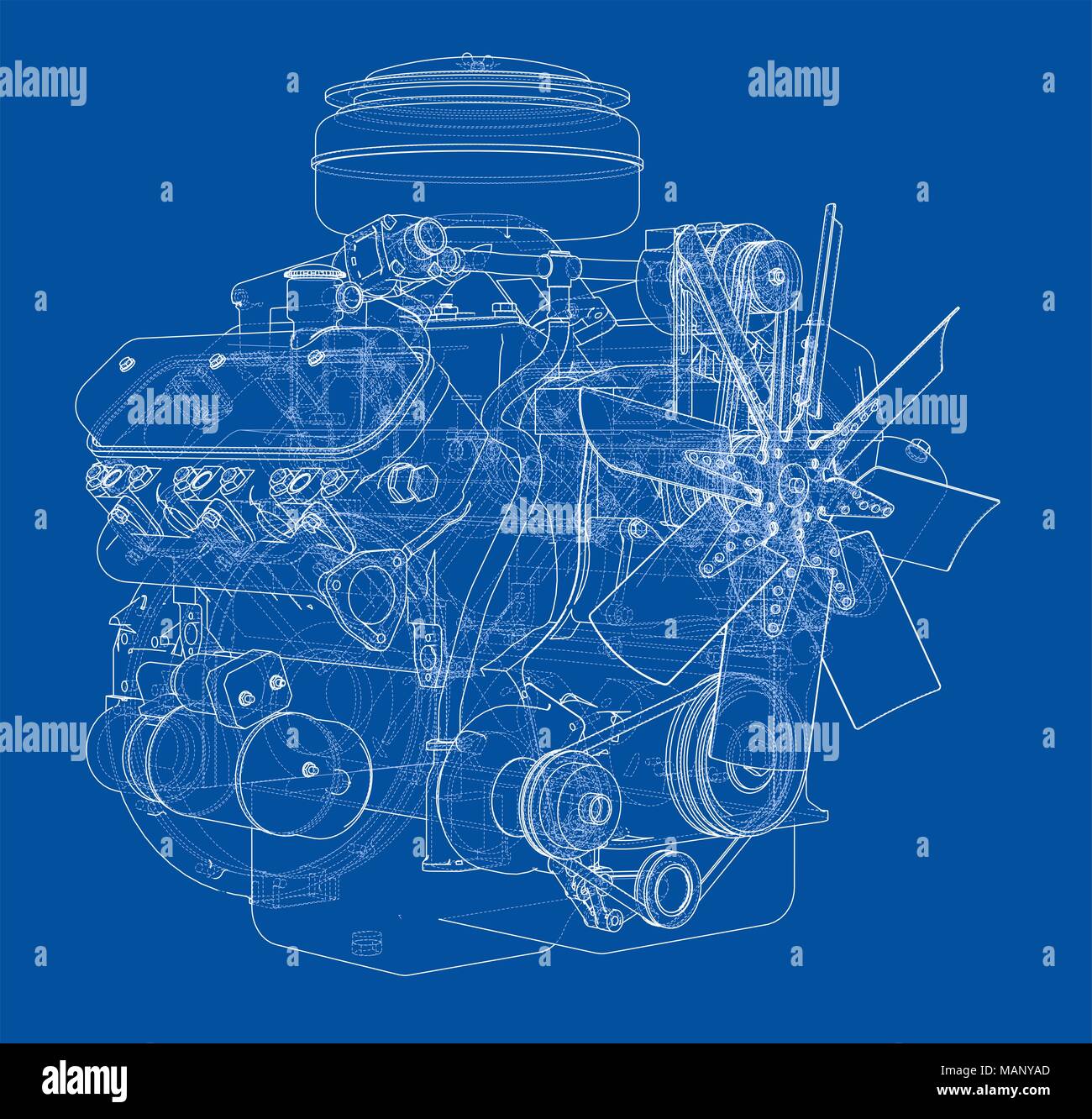 Engine drawing hires stock photography and images Alamy