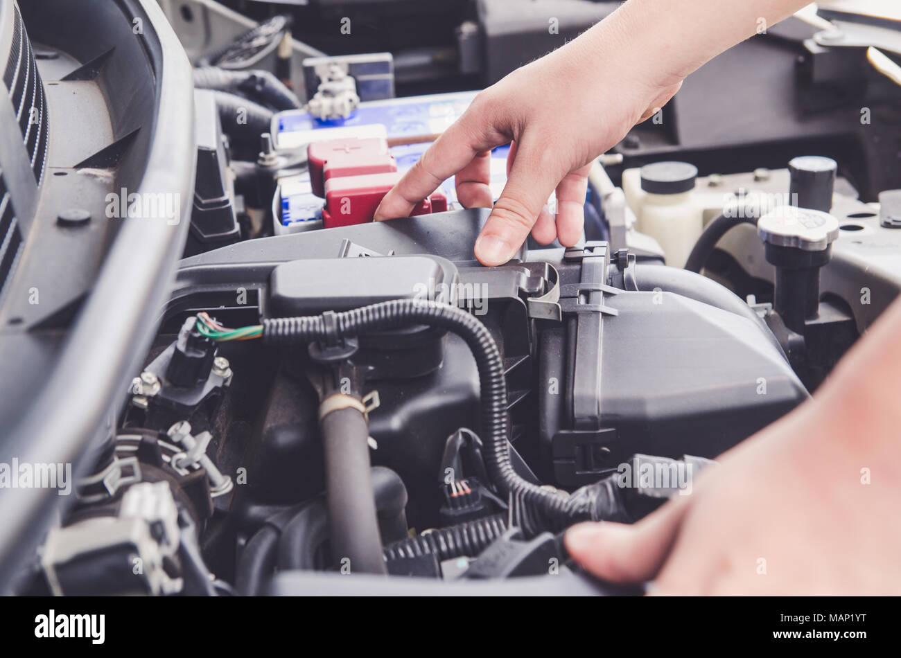Car Repair And Maintenance >> Check The Condition Of The Car Engine Repair Or Maintenance Concept Car Repair And Maintenance >> Check The Condition Of The Car Engine Repair Or Maintenance Concept
