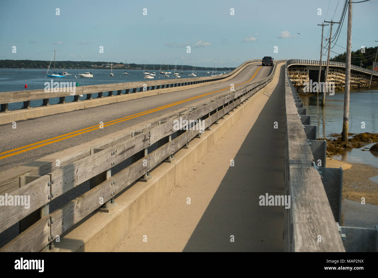 Bailey Island Maine Stock Photo Alamy