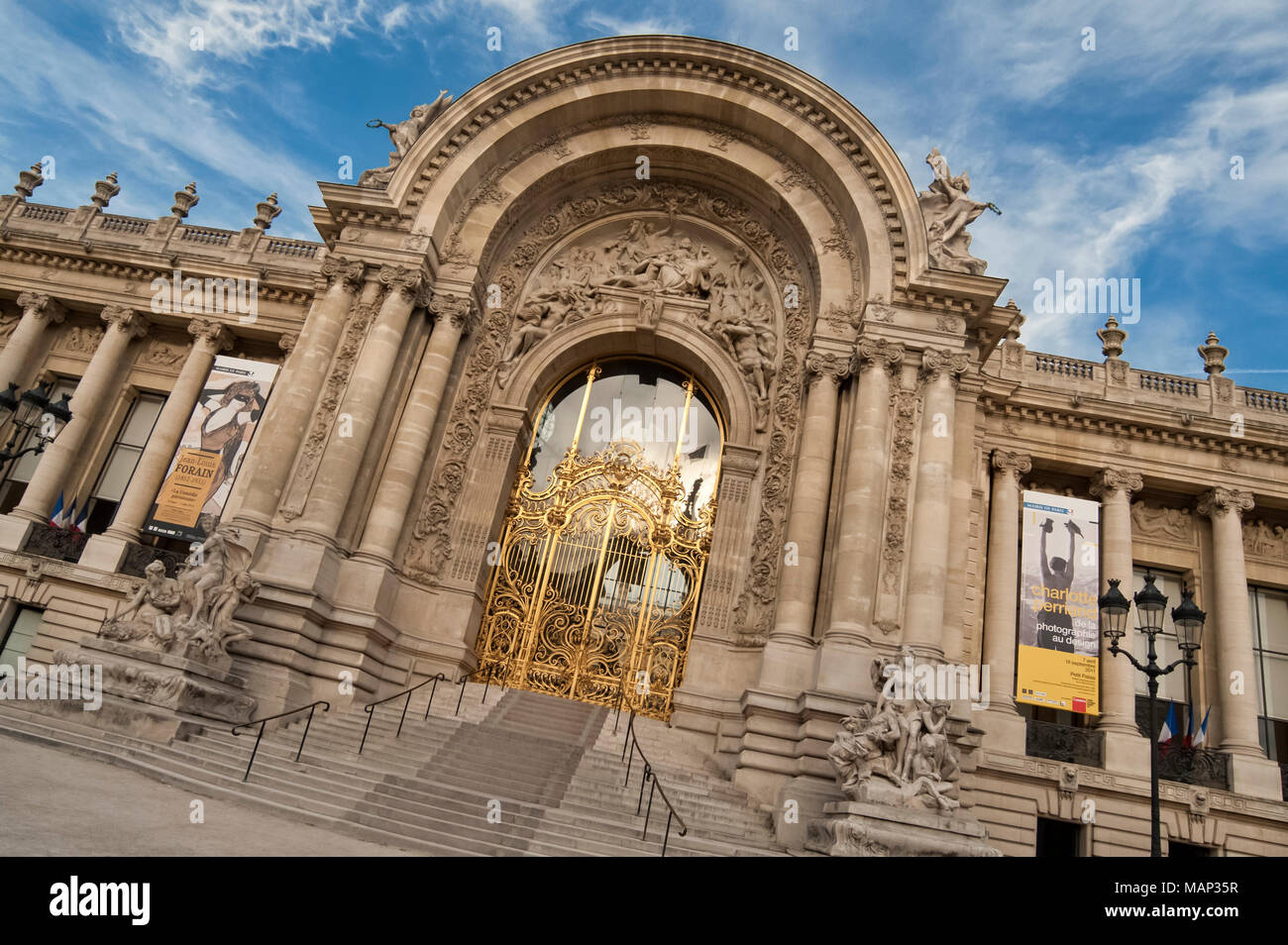 PARIS, FRANCE:  Petit Palais which is home to the Musee des Beaux-Arts de la Ville de Paris Stock Photo