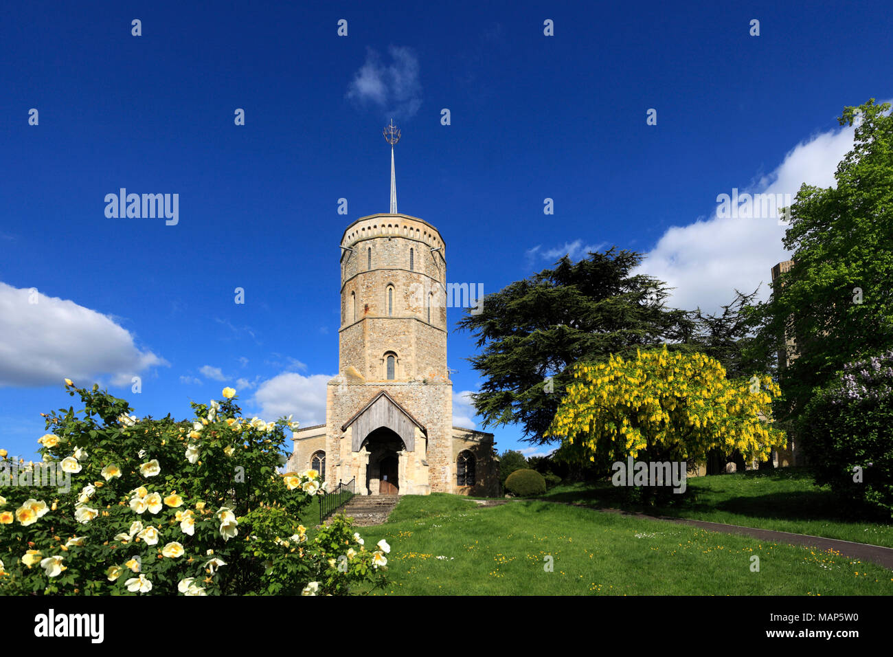 St Mary the Virgin church, Swaffham Prior village, Cambridgeshire; England; UK Stock Photo