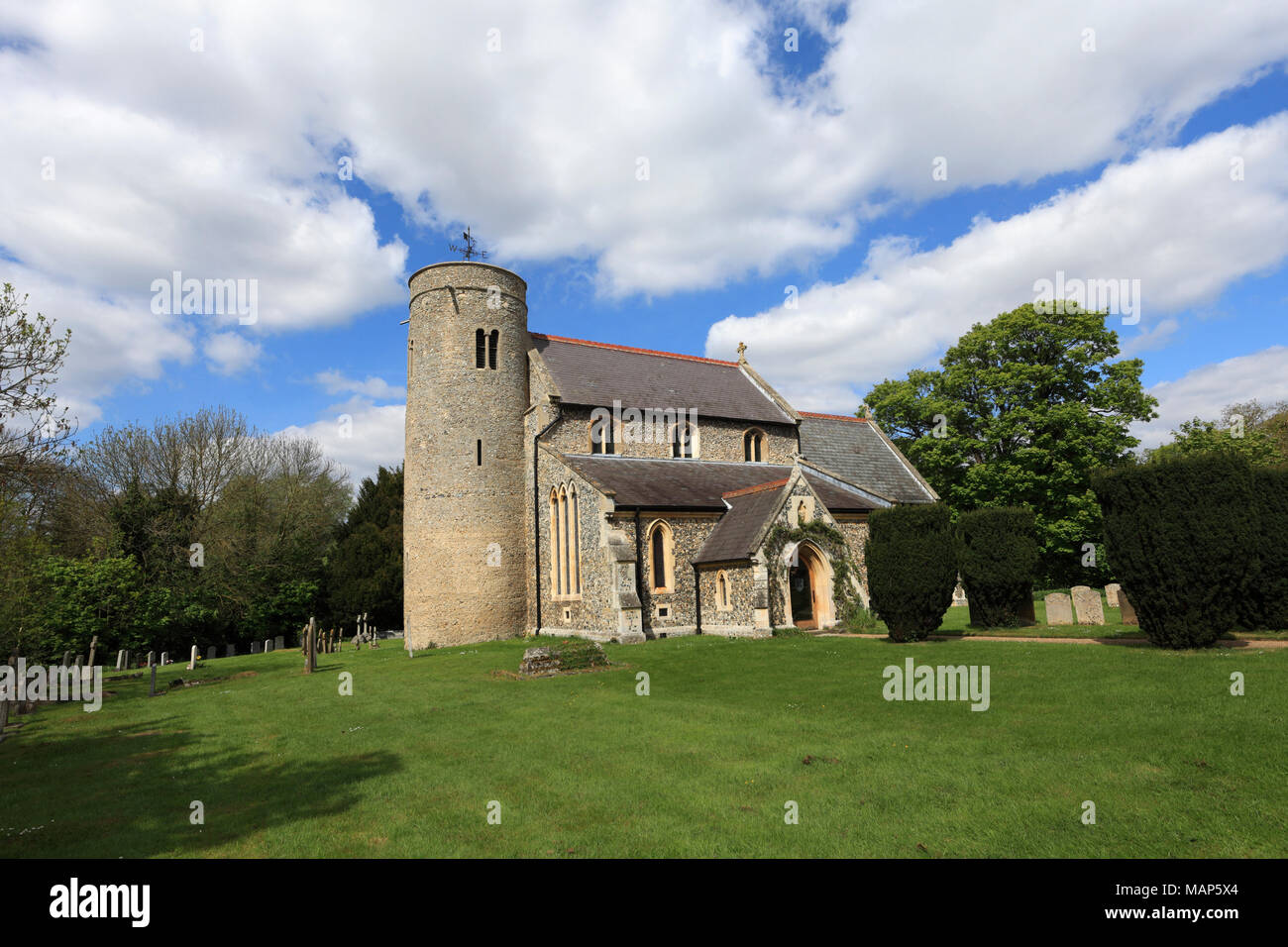 St Peters parish church, Snailwell village, Cambridgeshire; England, UK Stock Photo