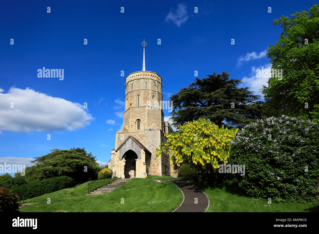 St Marys church, Swaffham Prior village, Cambridgeshire; England, UK Stock Photo
