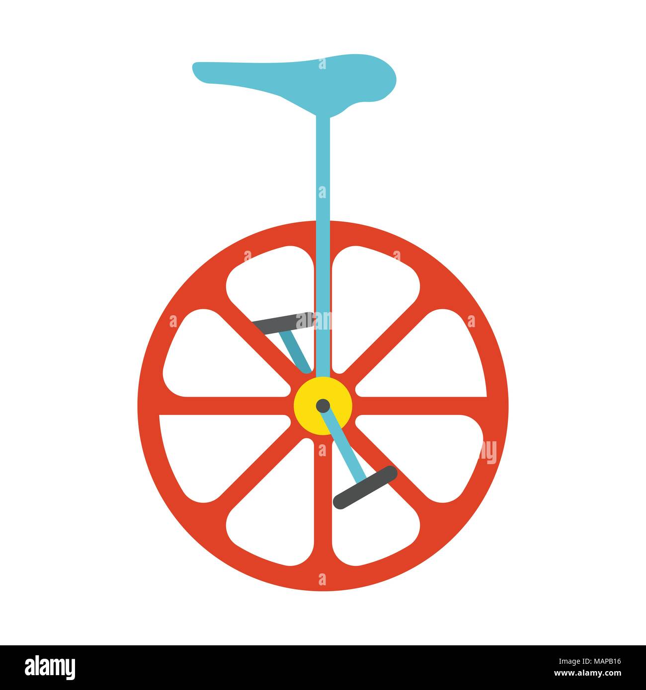 Unicycle icon. Vintage Vector illustration Stock Vector Image & Art Alamy