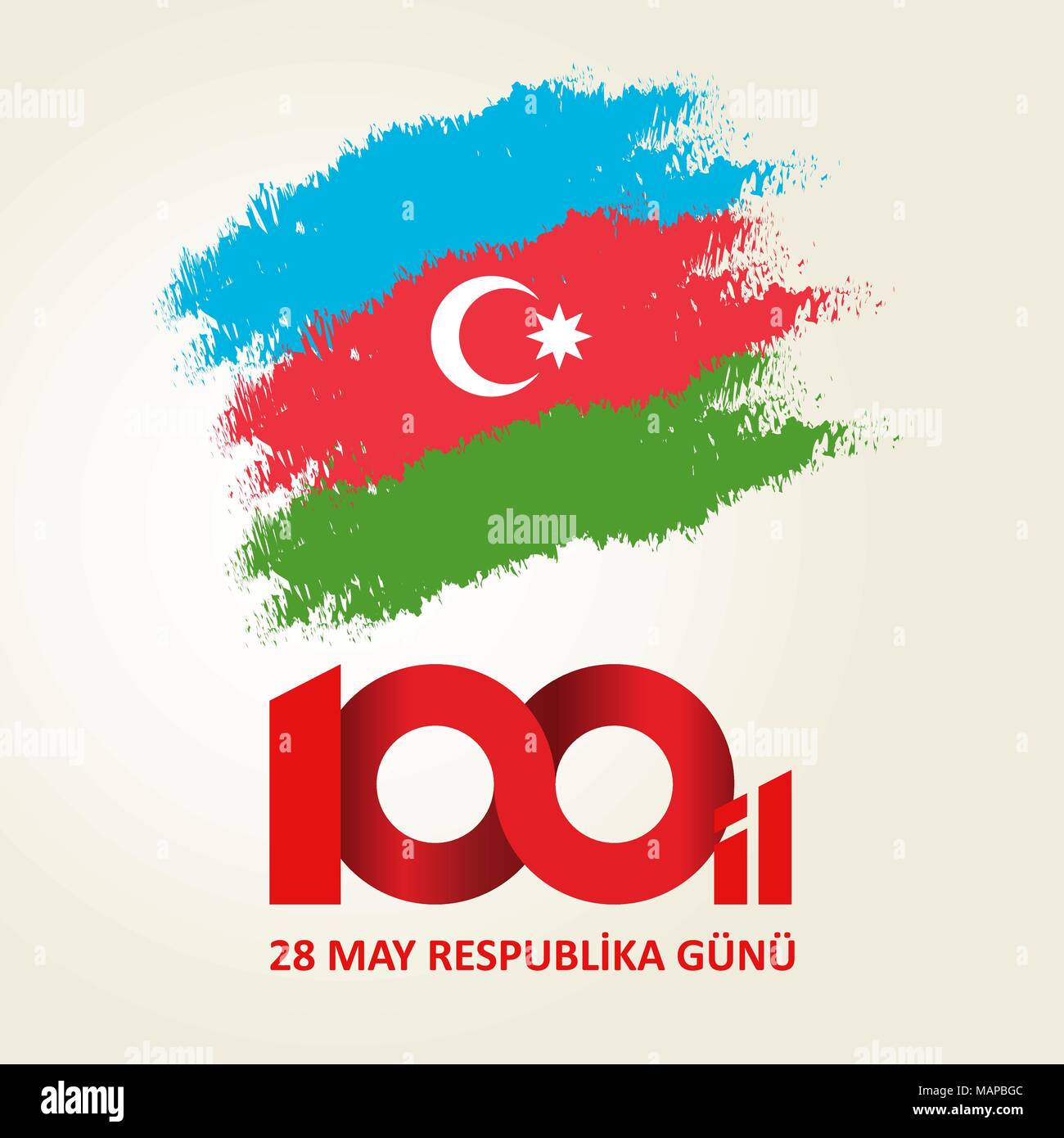 28 May Respublika gunu. Translation from azerbaijani: 28th May Republic