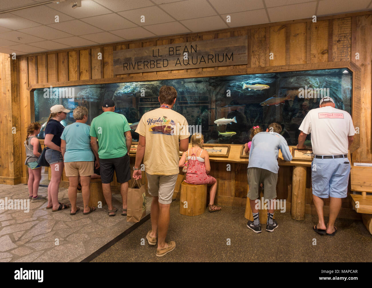 LL Bean in Freeport Maine Stock Photo Alamy