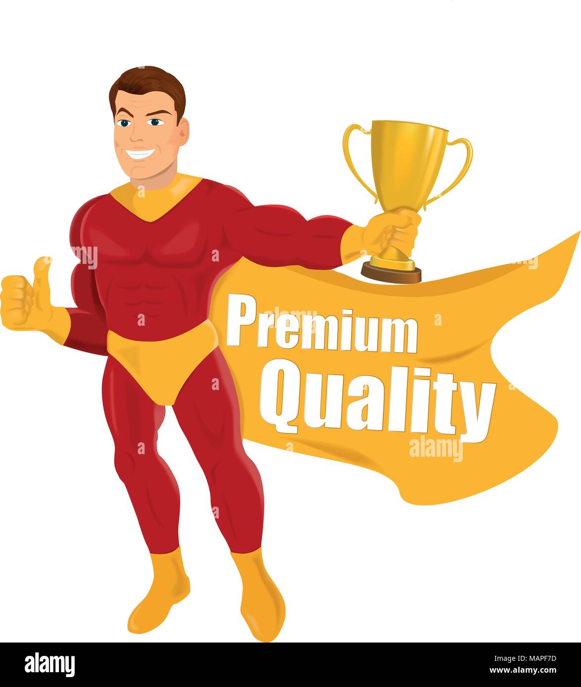 Superhero Approving Superhero Giving Thumbs Up And Words Premium Superhero Approving Superhero Giving Thumbs Up And Words Premium
