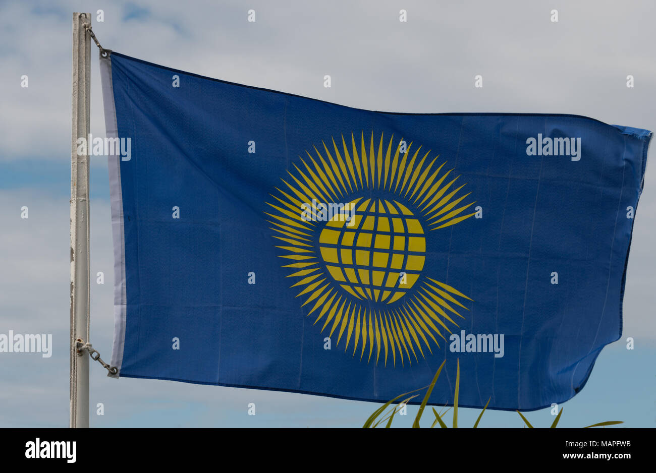 British Commonwealth Flag Stock Photo