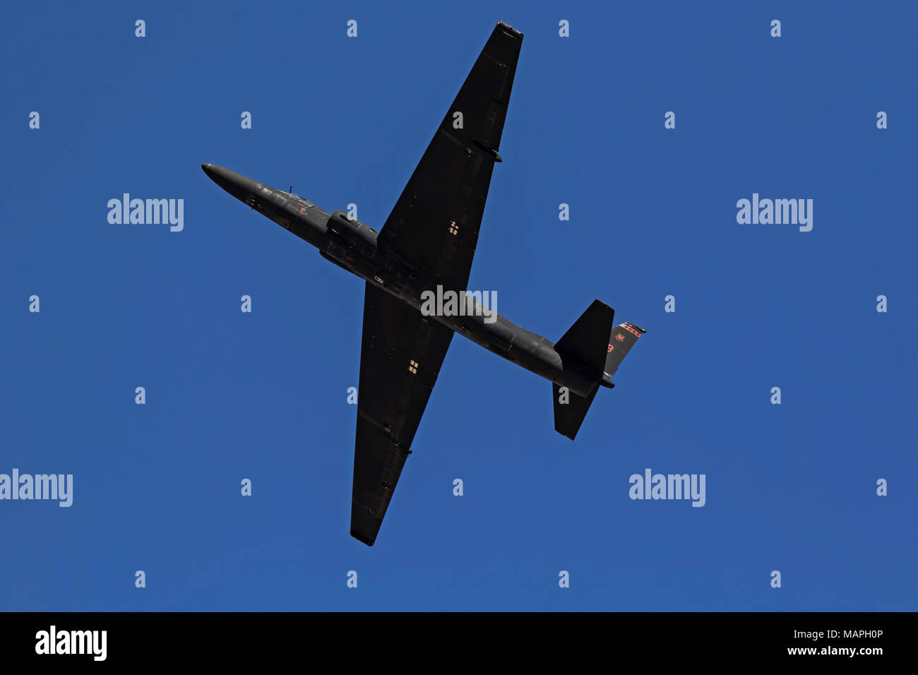 Airplane U2 Dragon Lady Cold War jet Stock Photo