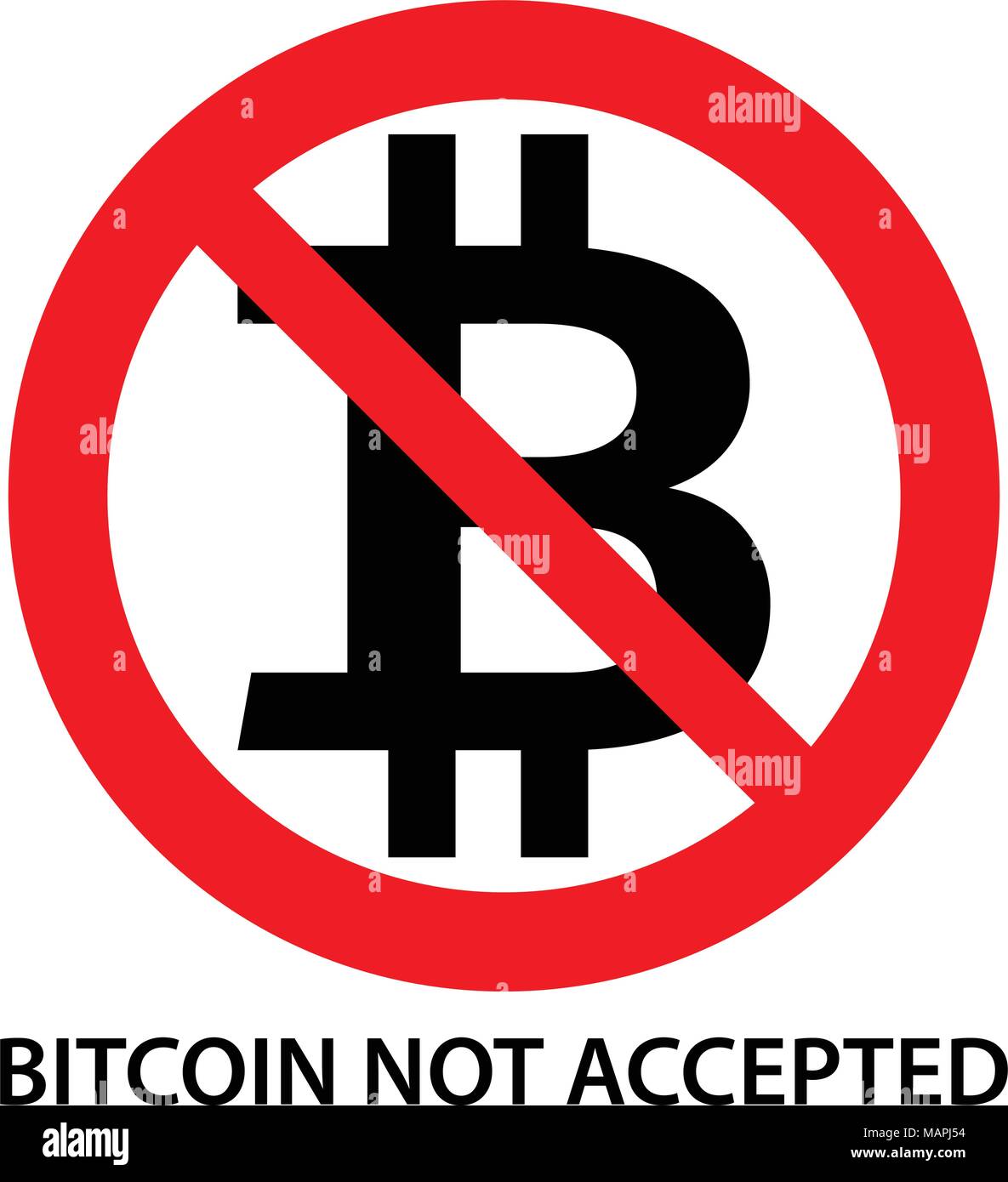 bitcoin not accepted