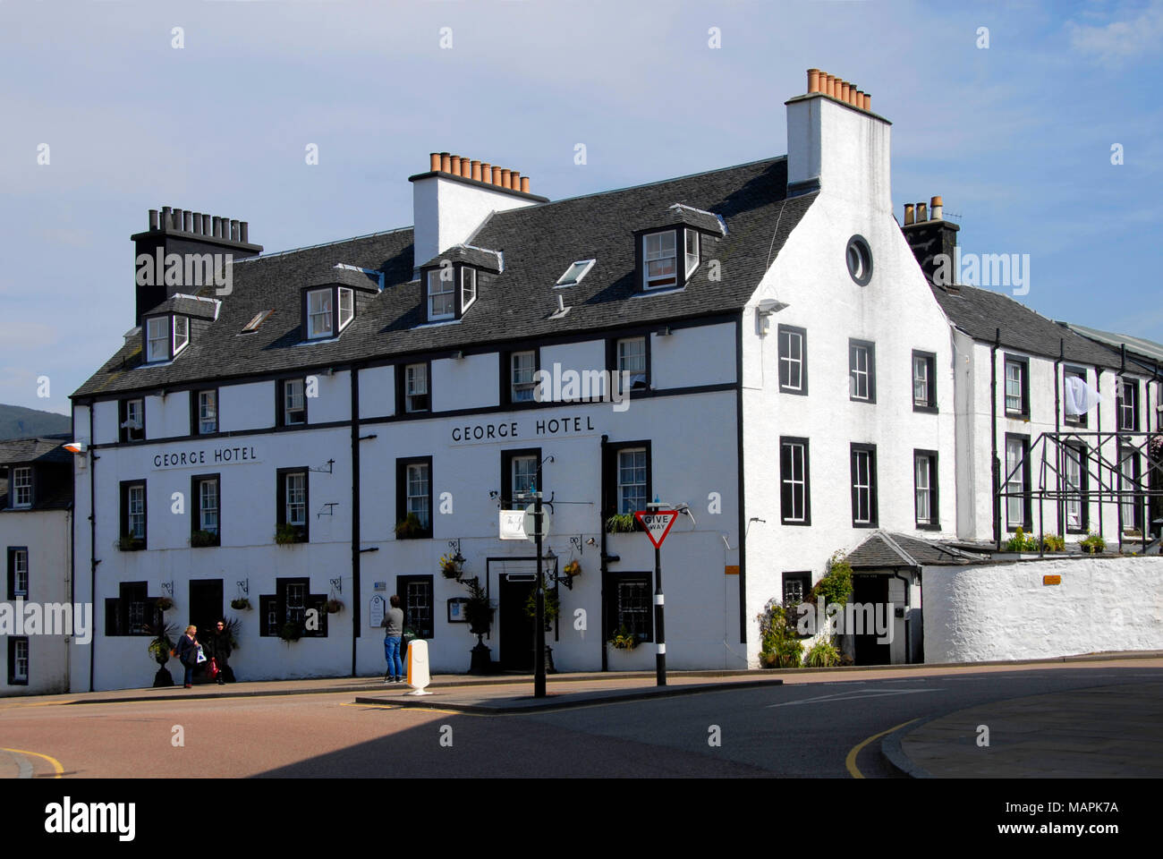 The George Hotel, Inveraray, Scotland Stock Photo
