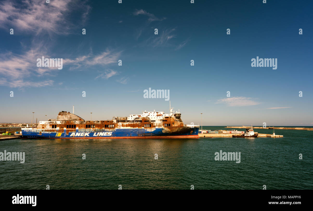 Shipwrecks - Bari. Stock Photo