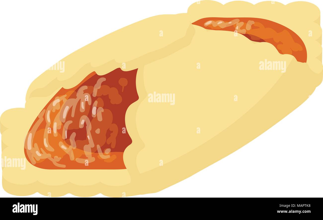 Bagel icon, isometric style Stock Vector