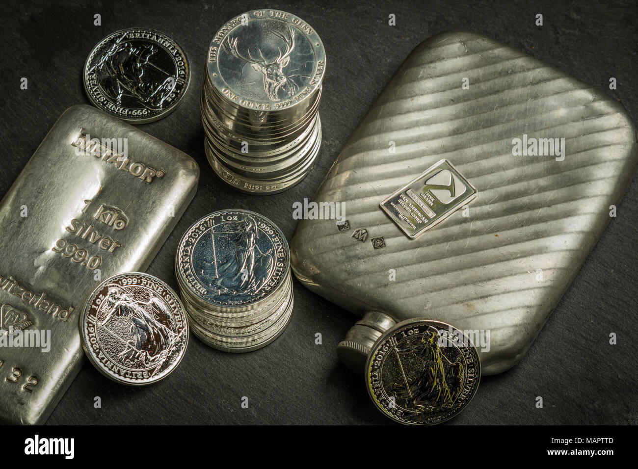 Rare silver coins hi-res stock photography and images - Alamy