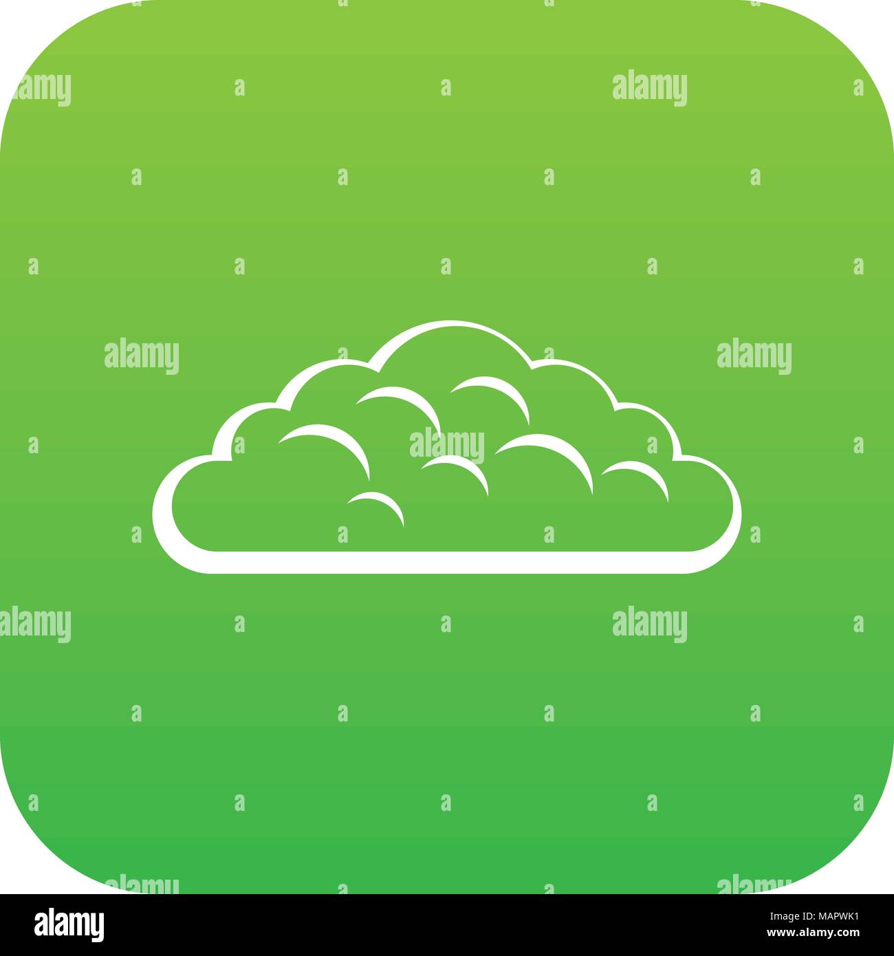 Spring cloud icon digital green Stock Vector Image & Art - Alamy