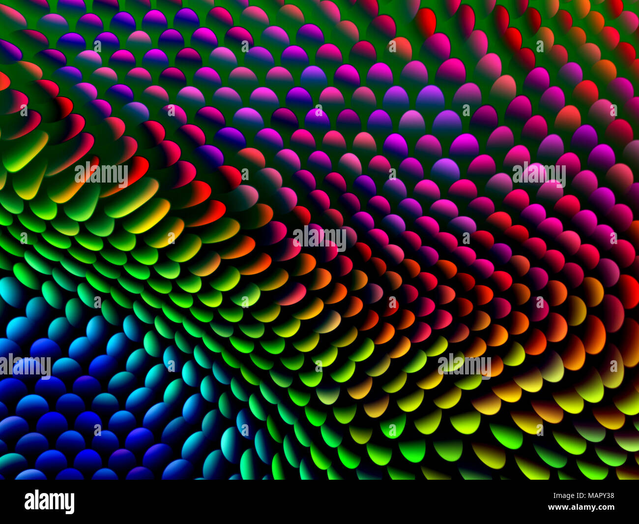 Abstract dynamic multicolored decorative creative gradient background pattern Stock Photo