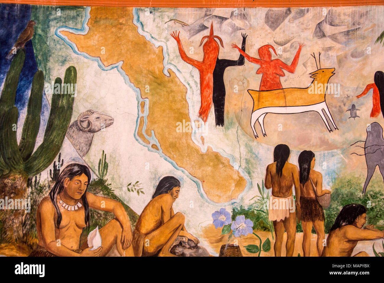 Various types of folk art and art work, Todos Santos, Baja California